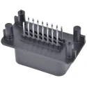 TE Connectivity Ampseal Automotive Connector Male Black Panel Mount 23 Way Solder Termination 776200-1