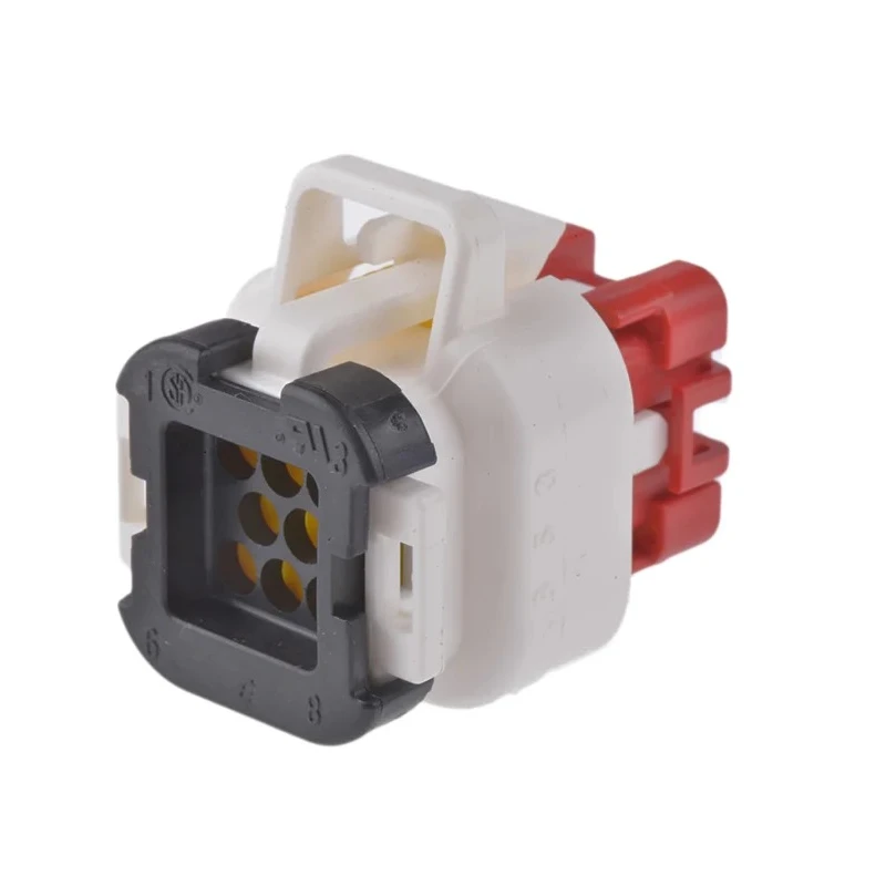 TE Connectivity Ampseal Automotive Connector Male Natural Cable 8 Way Crimp Termination 776286-2