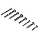 RS PRO Steel 476 Piece Hex Drive Screw Bolt Nut Kit Galvanised Zinc Plated M6 M8 M10 M12 30-80mm 725-9978