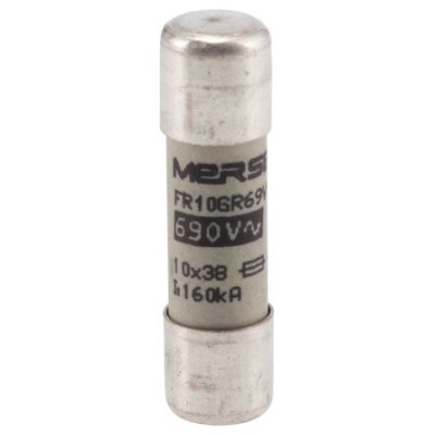 Mersen FF Ceramic Cartridge Fuse 12.5A 690V AC 10 x 38 mm Protistor Series C1014578 / FR10GR69V12.5