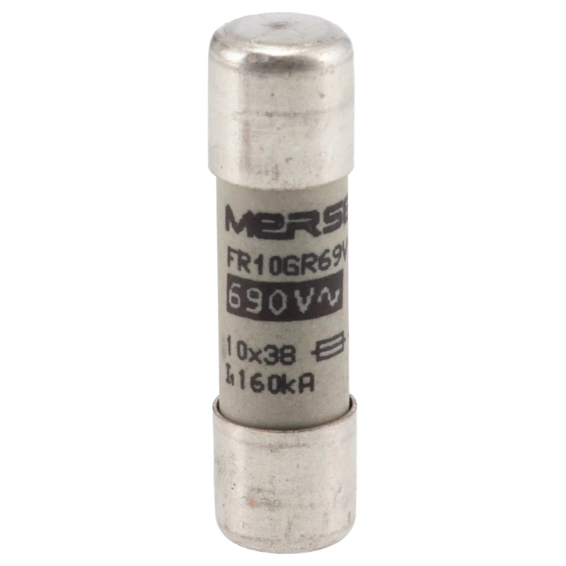 Mersen FF Ceramic Cartridge Fuse 12.5A 690V AC 10 x 38 mm Protistor Series C1014578 / FR10GR69V12.5