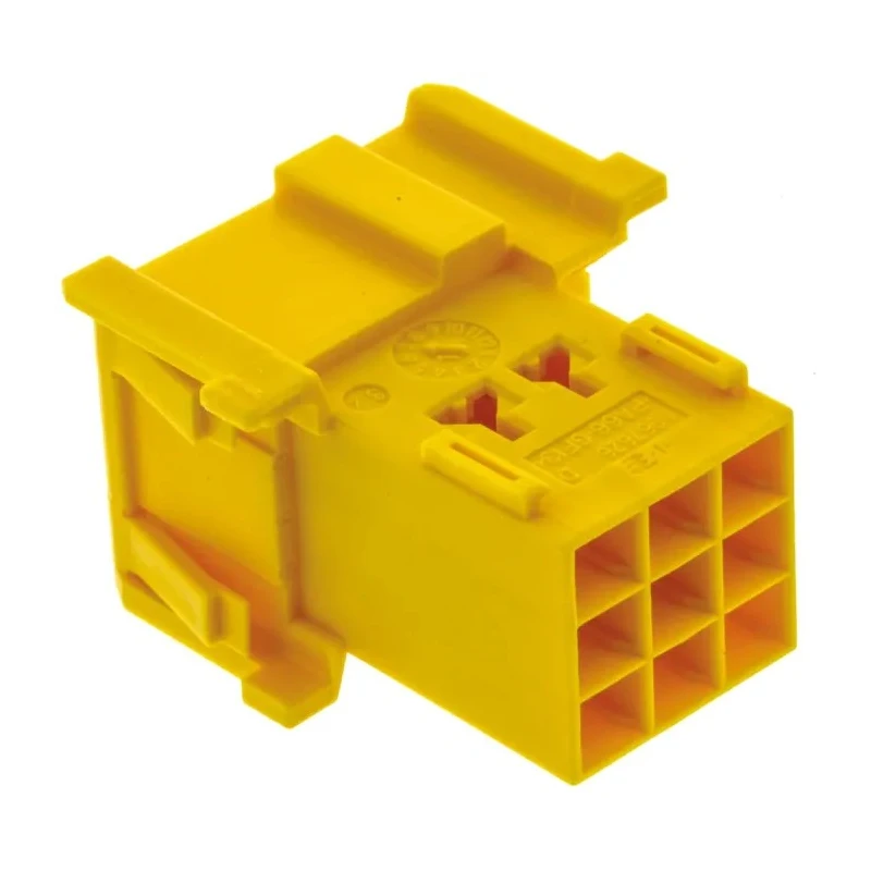 TE Connectivity Timer Automotive Connector Male Yellow Cable 9 Way Crimp Termination 1-967626-1
