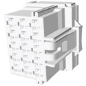 TE Connectivity AMP MCP 2.8 Automotive Connector Female Natural Cable 15 Way Crimp Termination 7-968973-1