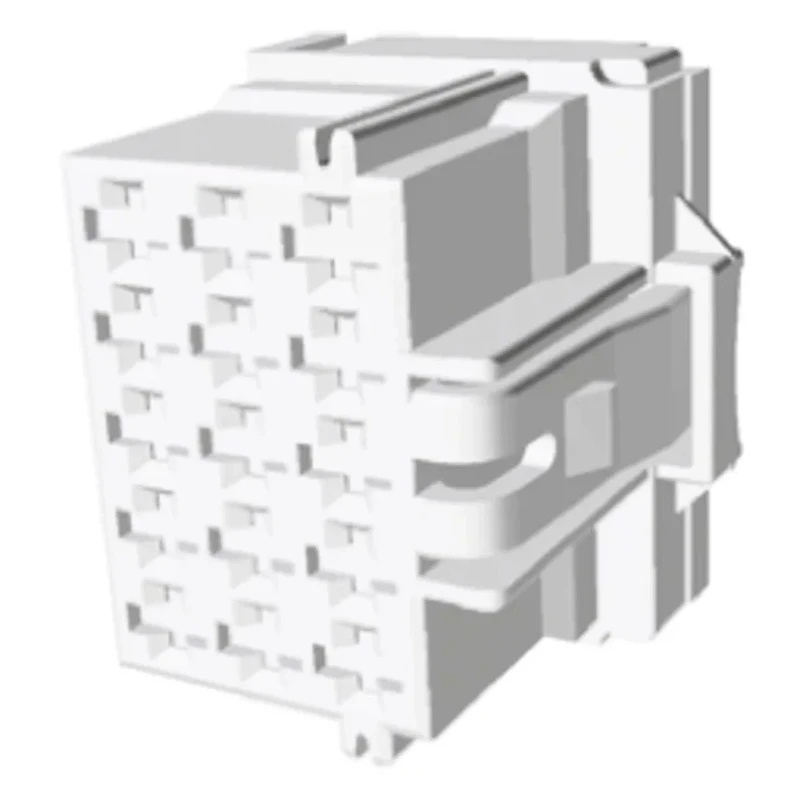 TE Connectivity AMP MCP 2.8 Automotive Connector Female Natural Cable 15 Way Crimp Termination 7-968973-1