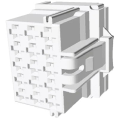 TE Connectivity AMP MCP 2.8 Automotive Connector Female Natural Cable 15 Way Crimp Termination 7-968973-1