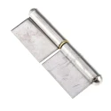 RS PRO Stainless Steel Flag Hinge with Lift Off Pin, 81.5 mm x 48 mm x 2 mm 726-4135