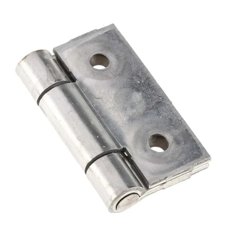 Pinet Stainless Steel Butt Hinge Fixed Pin Screw Fixing 40 mm x 40 mm x 2 mm 726-4129
