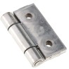Pinet Stainless Steel Butt Hinge Fixed Pin Screw Fixing 40 mm x 40 mm x 2 mm 726-4129