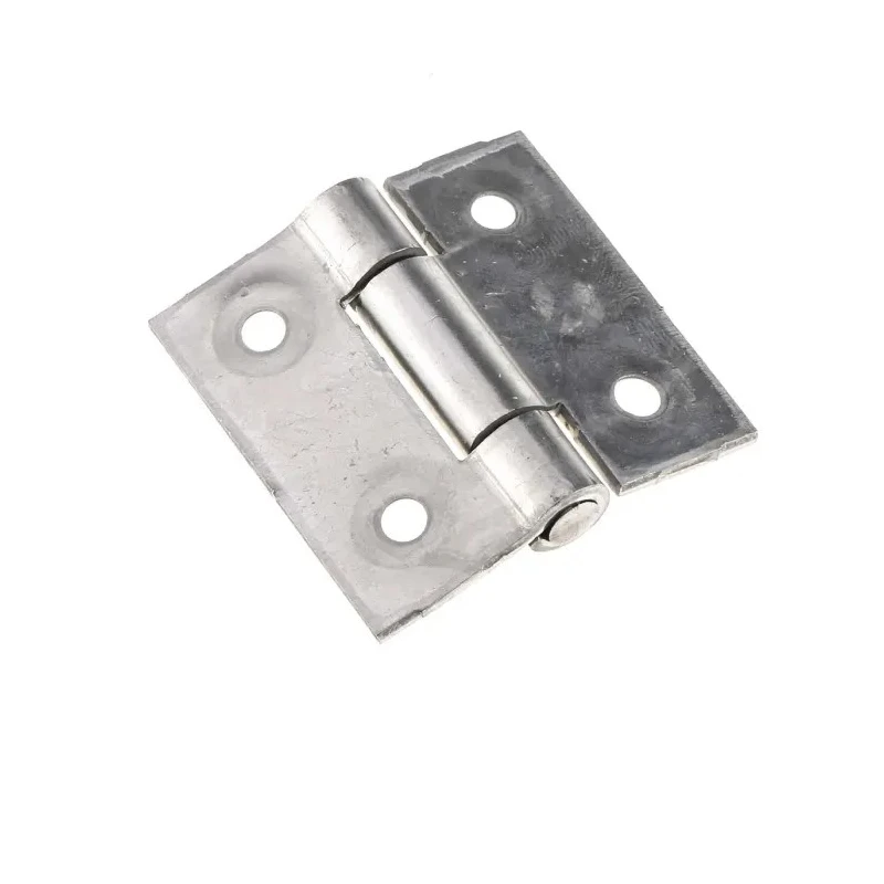 Pinet Stainless Steel Butt Hinge Fixed Pin Screw Fixing 40 mm x 40 mm x 2 mm 726-4129