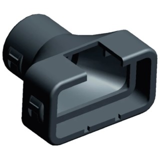 TE Connectivity AMPSEAL 16 12-way Automotive Connector Backshell Black 1-2035047-0