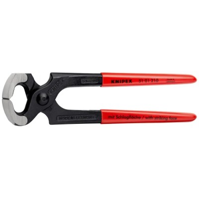 Knipex 210mm Carpenter Hammer Pincers PVC Handle Special Tool Steel DIN ISO 9243 51 01 210
