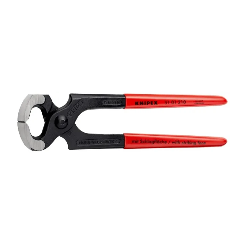 Knipex 210mm Carpenter Hammer Pincers PVC Handle Special Tool Steel DIN ISO 9243 51 01 210