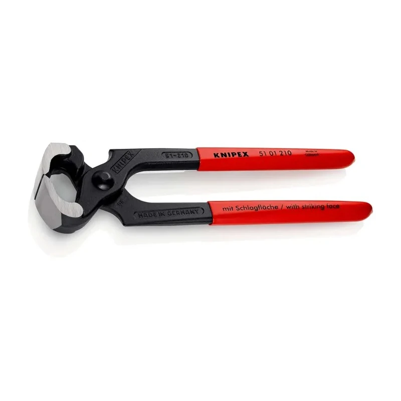 Knipex 210mm Carpenter Hammer Pincers PVC Handle Special Tool Steel DIN ISO 9243 51 01 210