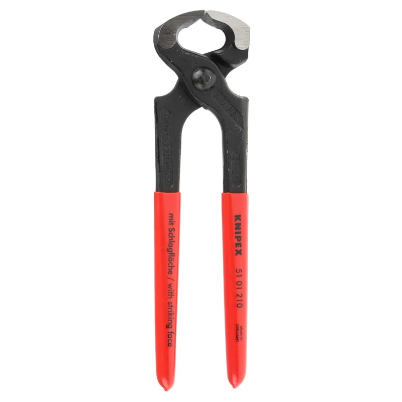Knipex 210mm Carpenter Hammer Pincers PVC Handle Special Tool Steel DIN ISO 9243 51 01 210