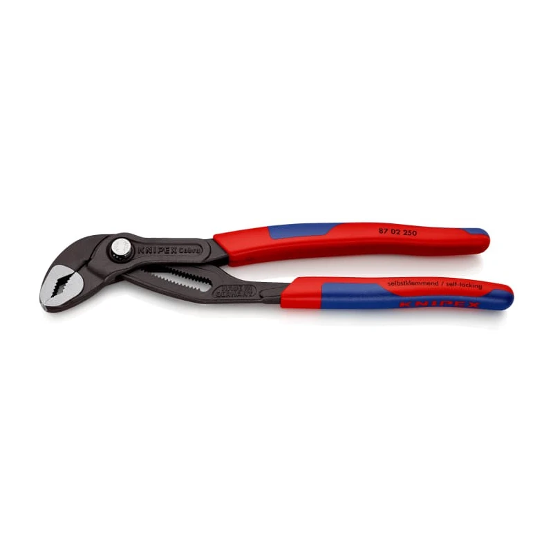 Knipex Cobra® Water Pump Plier 250mm Overall Length, 46mm Jaw Opening, Comfort Grip Insulated Handles 87 02 250