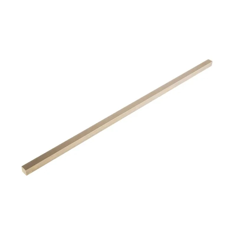 RS PRO Metal Bar Square Brass Bar 0.5in Width 0.5in Height 500 mm Length 728-6917