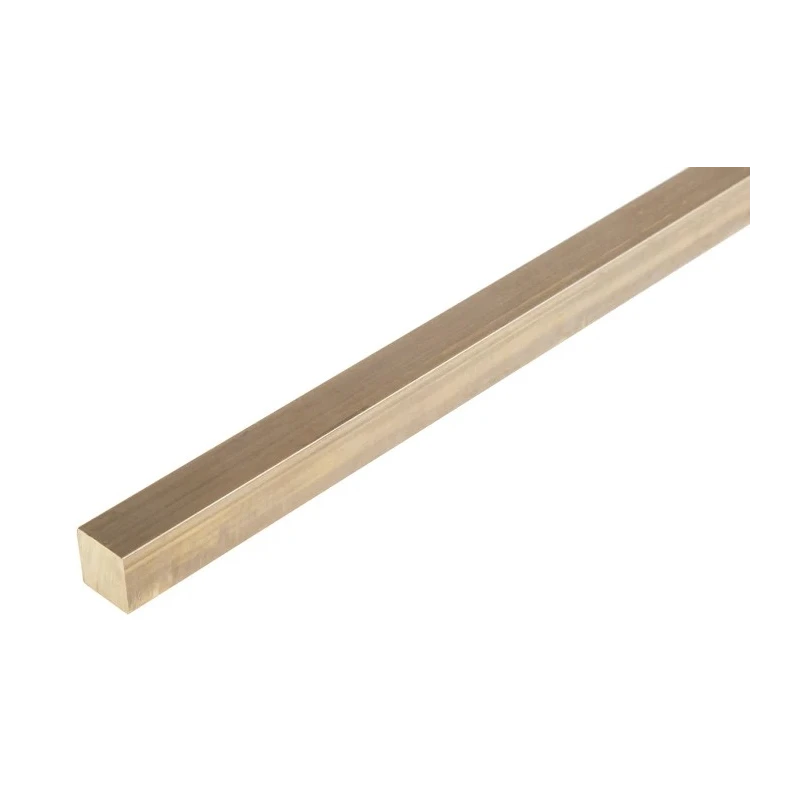 RS PRO Metal Bar Square Brass Bar 0.5in Width 0.5in Height 500 mm Length 728-6917