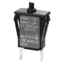 ETA 105 Series Thermal Circuit Breaker 6A Current Rating 1-Pole Base Mount Blade Terminal Button Reset 105-P10-6A