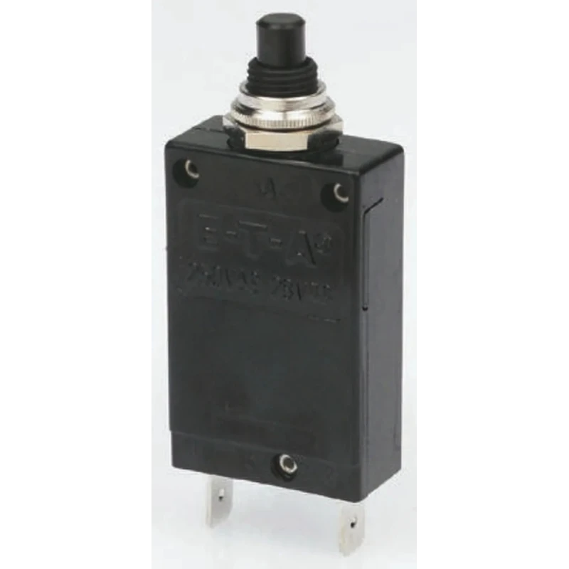 ETA 2 5700 Thermal Circuit Breaker 300mA Current Rating 1-Pole Panel Mount 2-5700-IG2-P10-DD-000040-0.3A