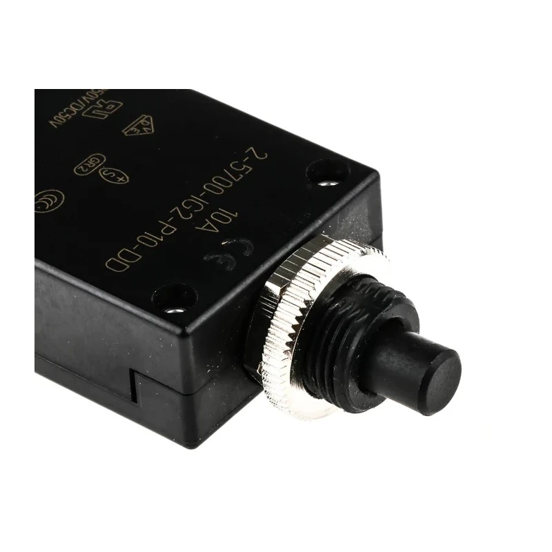 ETA Thermal Circuit Breaker 10A Current Rating 1-Pole Panel Mount 2-5700-IG2-P10-DD-000040-10A