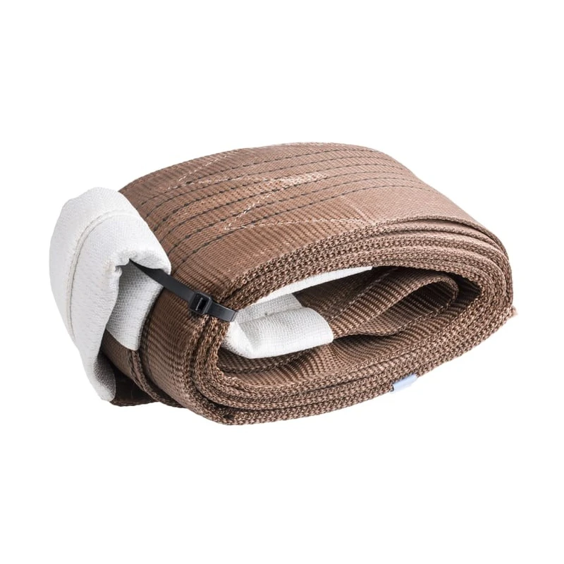 RS PRO 3 m Brown Polyester Lifting Sling Webbing with 6 t Straight Pull Load 729-3038