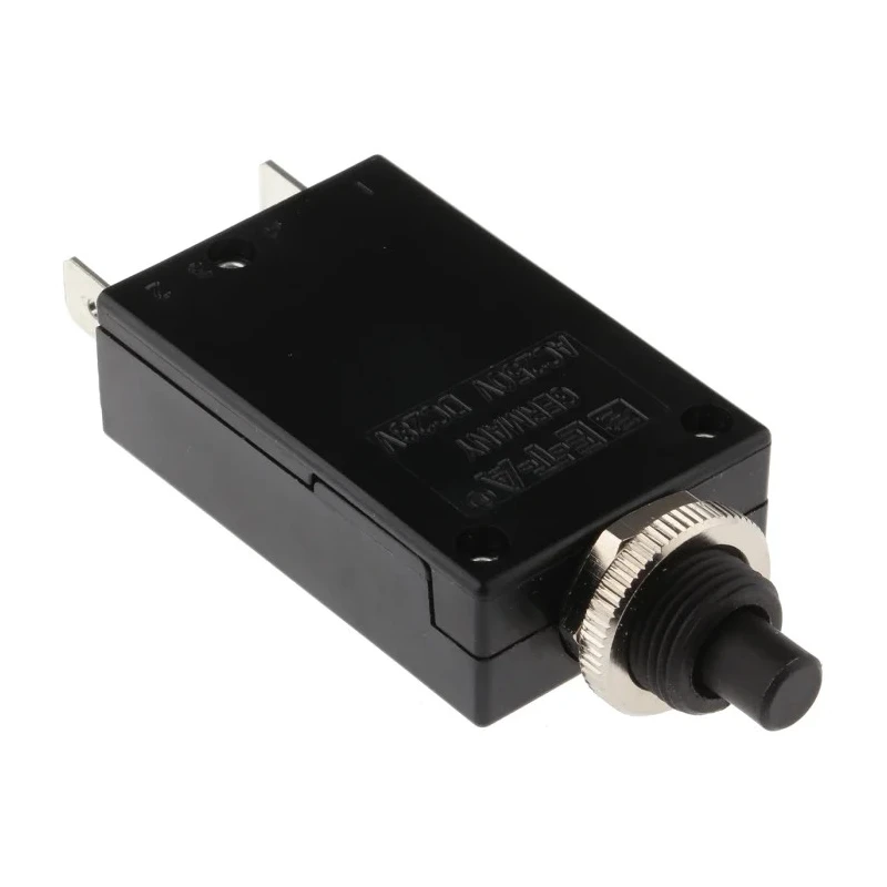 ETA 2 5700 Panel Mount Thermal Circuit Breaker 15A Current Rating 1-Pole 250V AC 50V DC 2-5700-IG2-P10-DD-000040-15A