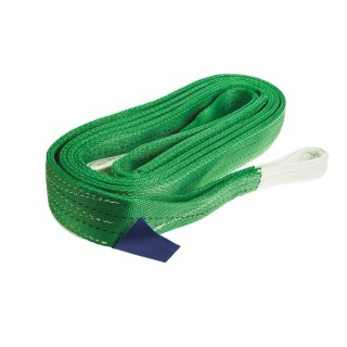 RS PRO 4 m Green Polyester Lifting Sling Webbing, 2 t Load Capacity 729-3072