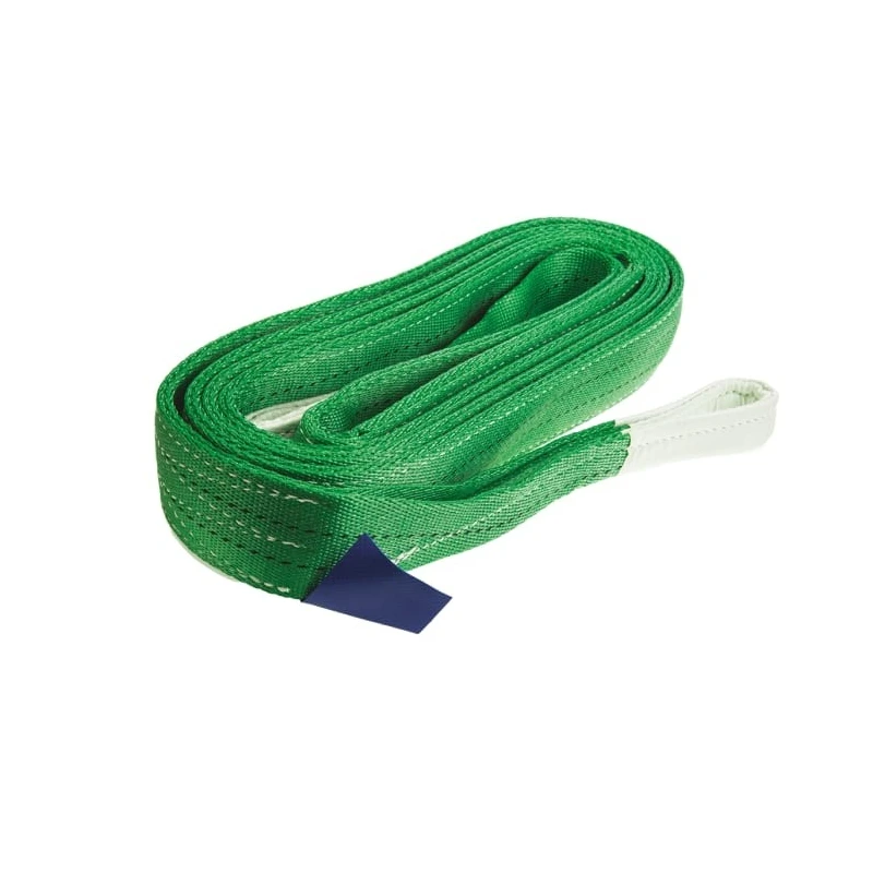 RS PRO 4 m Green Polyester Lifting Sling Webbing, 2 t Load Capacity 729-3072