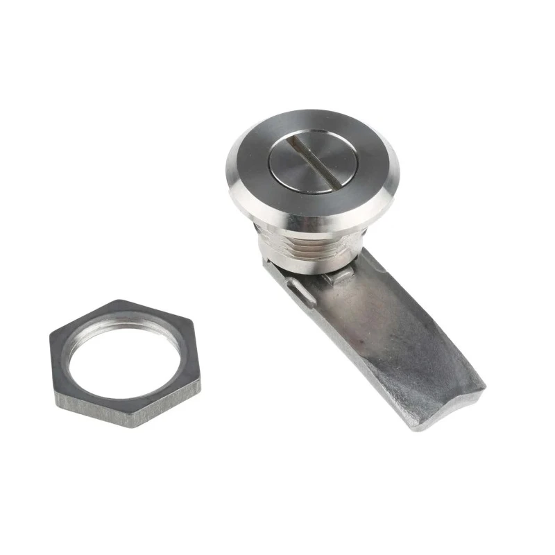 RS PRO Silver Stainless Steel Slotted Head Lock 18 mm Panel-to-Tongue 20.2 x 22.2 mm Germany 729-3189