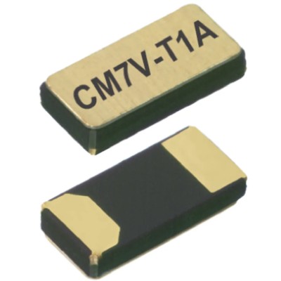 Micro Crystal 32.768 kHz Crystal 9pF ±20 ppm Surface Mount 2-Pin 0.65x3.2x1.5mm CM7V-T1A