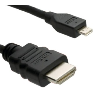Molex HDMI Type D Micro Cable Assembly 1m, Male HDMI to Male Micro HDMI 68786-0001