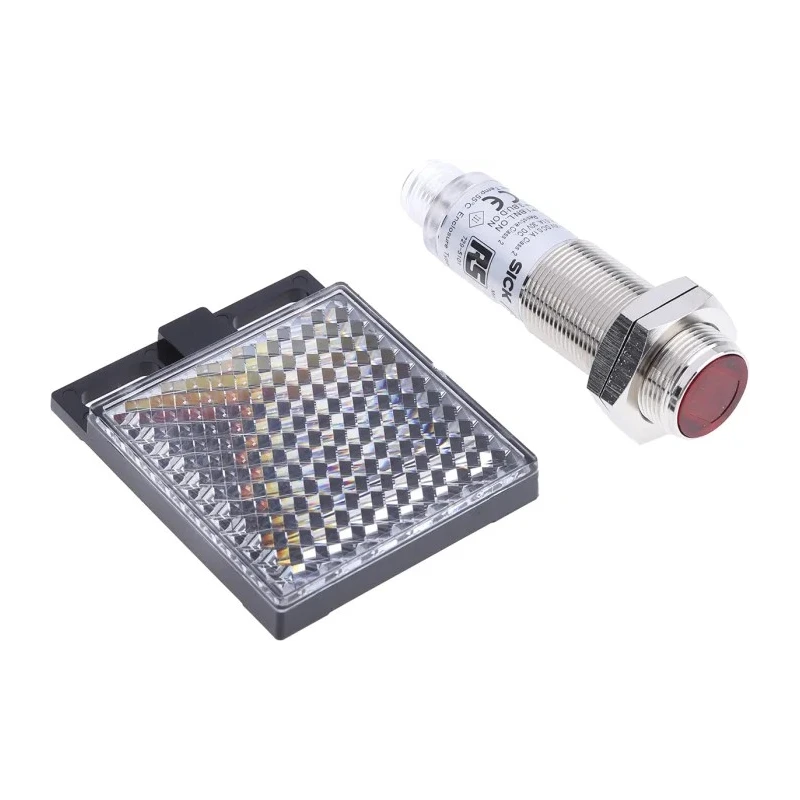 RS PRO Retroreflective Photoelectric Sensor, Barrel Style, NPN Output, 50 mm to 7 m Detection Range, IP67, 30V DC 729-5101