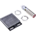 RS PRO Retroreflective Photoelectric Sensor, Barrel Style, NPN Output, 50 mm to 7 m Detection Range, IP67, 30V DC 729-5101