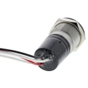 Bulgin Illuminated Momentary Push Button Switch Panel Mount SPST Blue LED IP66 24 V dc MPI002