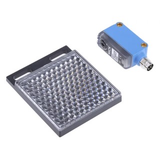 RS PRO Retroreflective Photoelectric Sensor Block, 5 m Detection Range, PNP Output, IP67, Model 729-5195