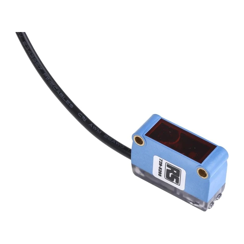 RS PRO Retroreflective Photoelectric Sensor Block Sensor 7.2 m Detection Range, PNP Output, IP67 Rated 729-5205