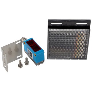 RS PRO Retroreflective Photoelectric Sensor Block Type IP67 7.2 m Detection Range, NPN Output, 30V DC, 100mA 729-5198