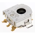 Alps Alpine 12 ppr Pulse Incremental Mechanical Rotary Encoder with 2.2 mm Hollow Shaft, Bracket Mount EC05E1220401