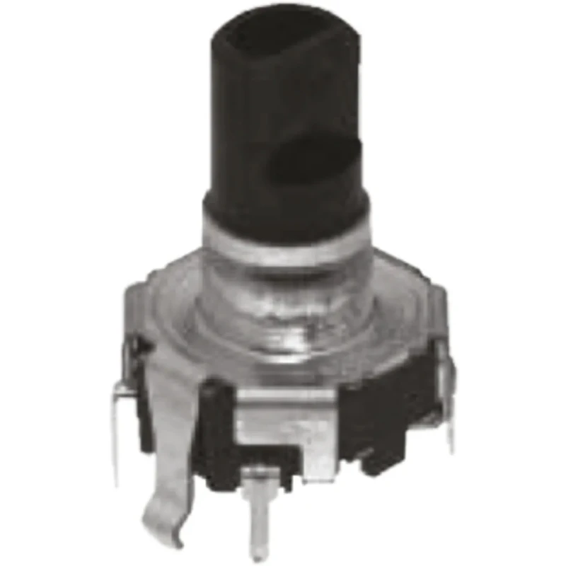 Alps Alpine 15 ppr Pulse Incremental Mechanical Rotary Encoder with 5.975 mm Flat Shaft, Through Hole EC12D1564404