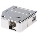 Provertha 104 Series ABS Straight D-Sub Backshell, 15 Way 104150M001