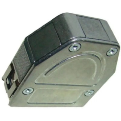 Provertha 104 Series ABS Straight D-Sub Backshell Silver 25 Way 104250M001