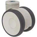 Tente Swivel Castor, 100 kg Load Capacity, 100 mm Polyurethane Wheel Diameter, Polyamide Frame 5940 UAP 100 P30-13