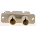 RS PRO ST to SC Multimode Duplex Fibre Optic Adapter 729-6582