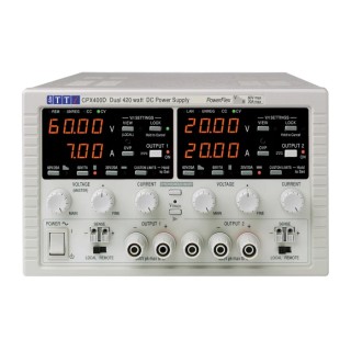Aim-TTi Digital Bench Power Supply, 2-Output 0 V AC to 60 V, 840 W, 20 A Max CPX400D