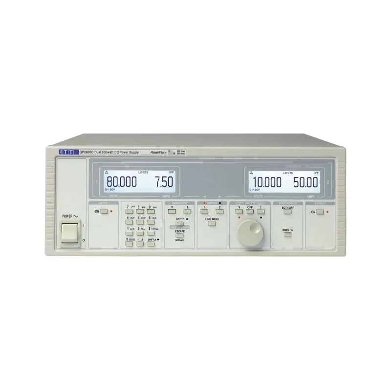 Aim-TTi Digital Bench Power Supply, 2-Output 0 V AC to 80 V, 600 W, 50 A Max QPX600D