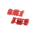 TE Connectivity Insulated Red 18 AWG Tap Splice Connector, Glass Filled Nylon, Tin-Plated Brass Contact 53440-2