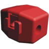 TE Connectivity Insulated Red Tap Splice Connector 18 AWG, Glass Filled Nylon, Brass Contact, Tin Plated 735410