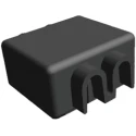 TE Connectivity Black Insulated Splice Connector, Glass Filled Nylon Insulation, Tin Plated 1393431-1