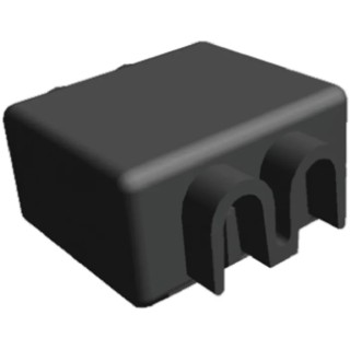 TE Connectivity Black Insulated Splice Connector, Glass Filled Nylon Insulation, Tin Plated 1393431-1