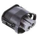 TE Connectivity Junior Power Timer Automotive Connector Female Black Polybutylene Terephthalate Housing 2 2-1355668-2